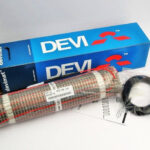 Теплый пол DEVImat (0,5 м2). Греющий мат под плитку DTIF-150