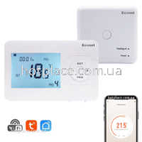 Бездротовий тижневий програматор (термостат) Ecoset AR-02WF RF з Wi-Fi для газових та електричних котлів (Dry Contact)