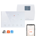 Бездротовий Wi-Fi терморегулятор BEOK BOT-80RF для газових та електричних котлів (Dry Contact) або електричної теплої підлоги
