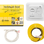 Нагрівальний кабель In-Therm (170Вт/8м) 0,8-1,3 м2 , з терморегулятором RTC70.26