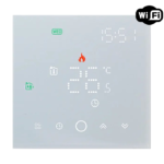 Стеклянный терморегулятор Ecoset BHT 003 Wi-Fi с датчиком пола 3м