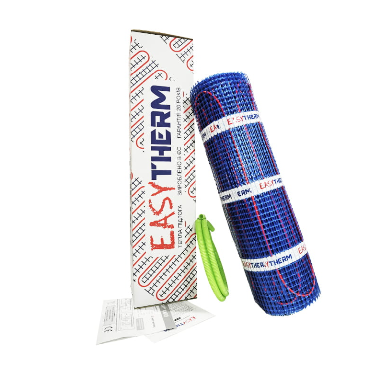 Нагрівальний мат EasyTherm Easymat-200 Вт/м2 | 4 мм (Латвія)