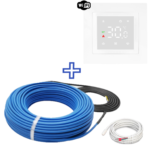 Нагрівальний кабель MEXELL | 2880Вт/160м | з терморегулятором Ecoset PWT 005 WIFI