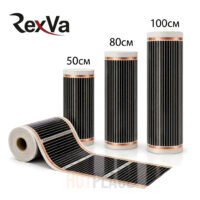 Інфрачервона плівка Rexva-305 ширина 50см 110Вт/м.п. - плівкова тепла підлога під ламінат, лінолеум, кварц-вініл