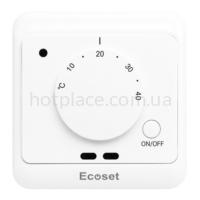 Механічний терморегулятор Ecoset ME720 з вбудованим датчиком повітря та виносним датчиком підлоги 3м для електричної теплої підлоги (16А)
